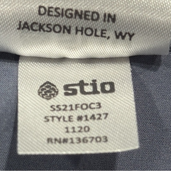 Stio CFS Sun Pullover Hoodie/Jacket Lightweight Cloud Blue Women’s Size Medium - Picture 7 of 10